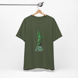 Custom Retro - a - go - go Series Statue of Liberty Unisex Jersey Short Sleeve T - Shirt - POPvault