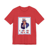 POP Culture Classics Get Out and Vote Unisex Jersey Short Sleeve T-Shirt