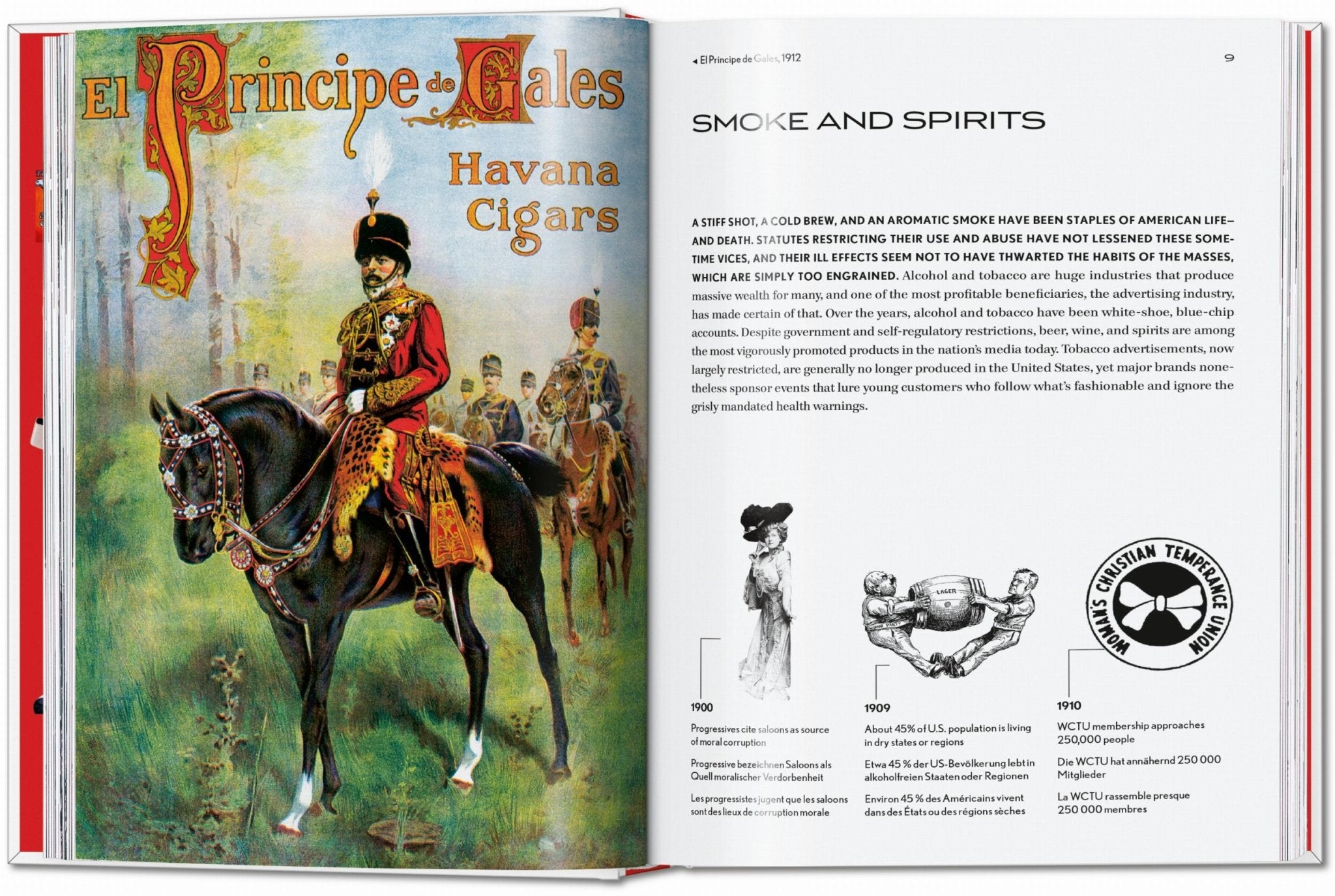 20th Century Alcohol & Tobacco Ads. 45th Ed. (German, French, English) - POPvault