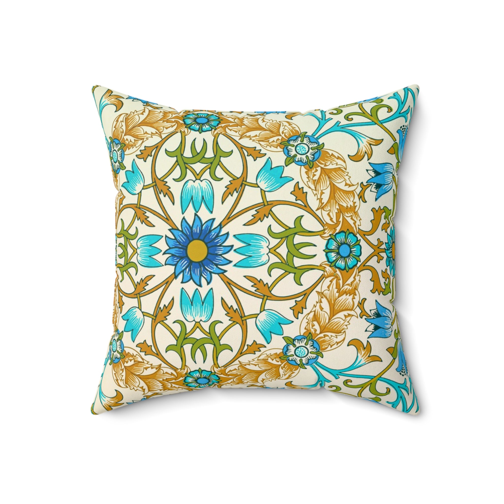 Masters of Art William Morris Cray Square Indoor Accent Pillow V.10