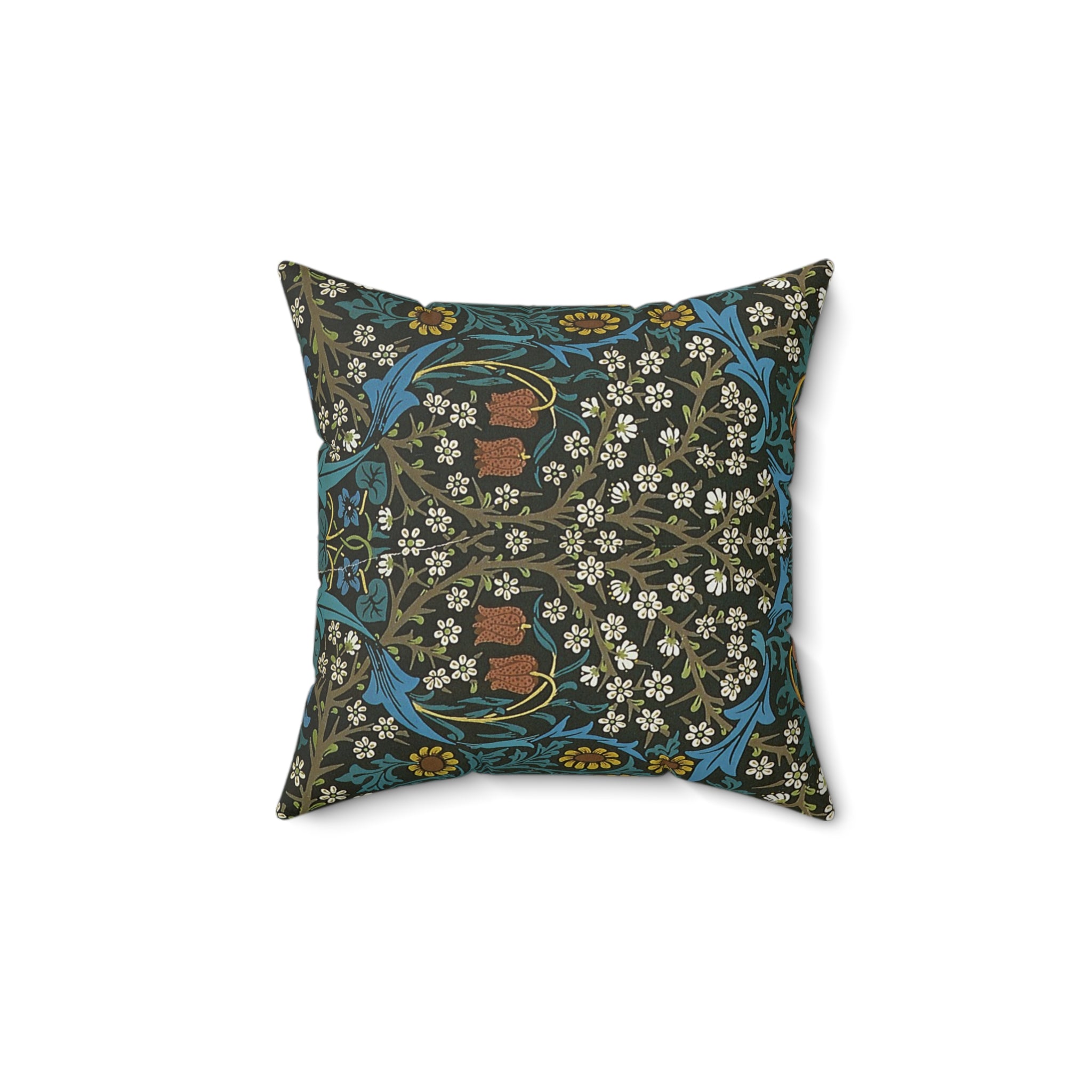 Masters of Art William Morris Cray Square Indoor Accent Pillow V.12
