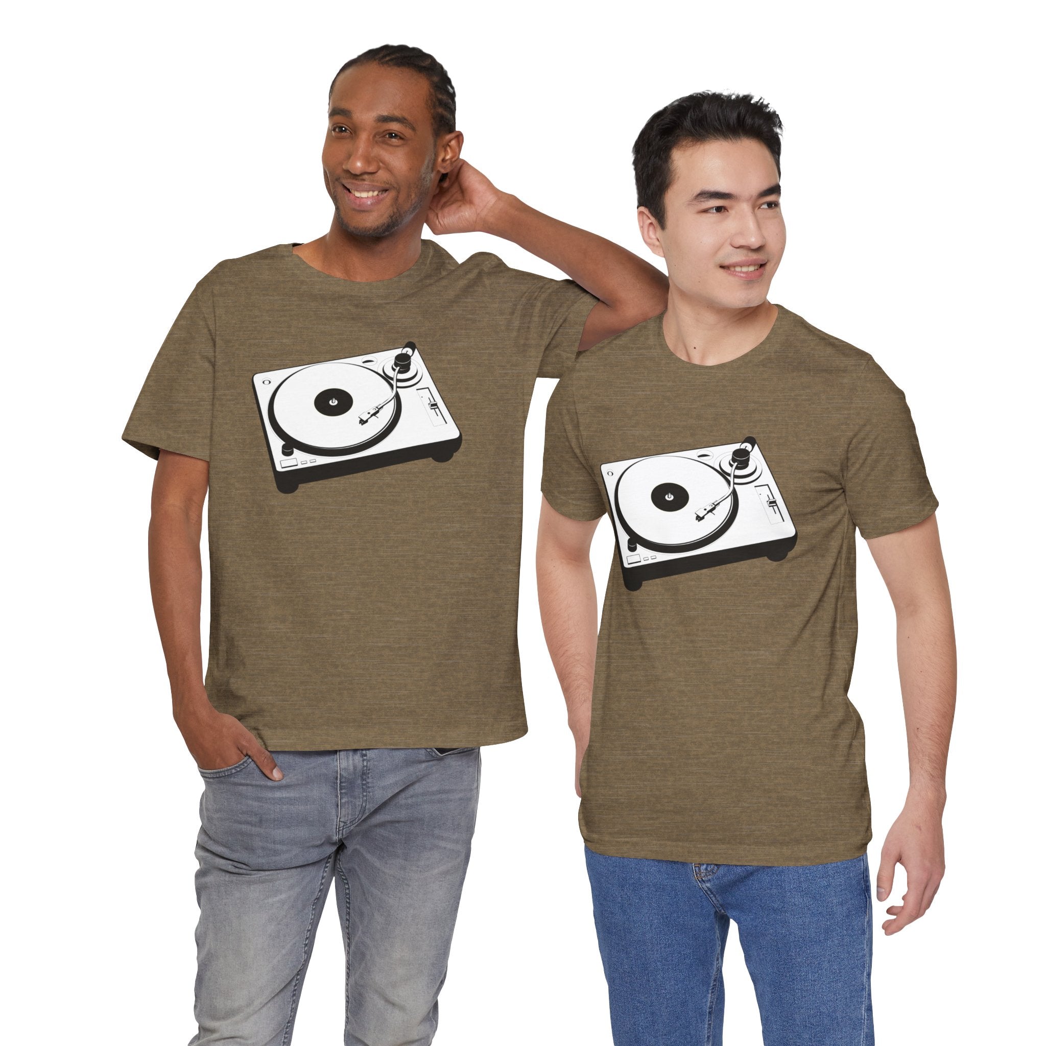 POP Culture Classics Series Turntable Unisex Jersey Short Sleeve T-Shirt