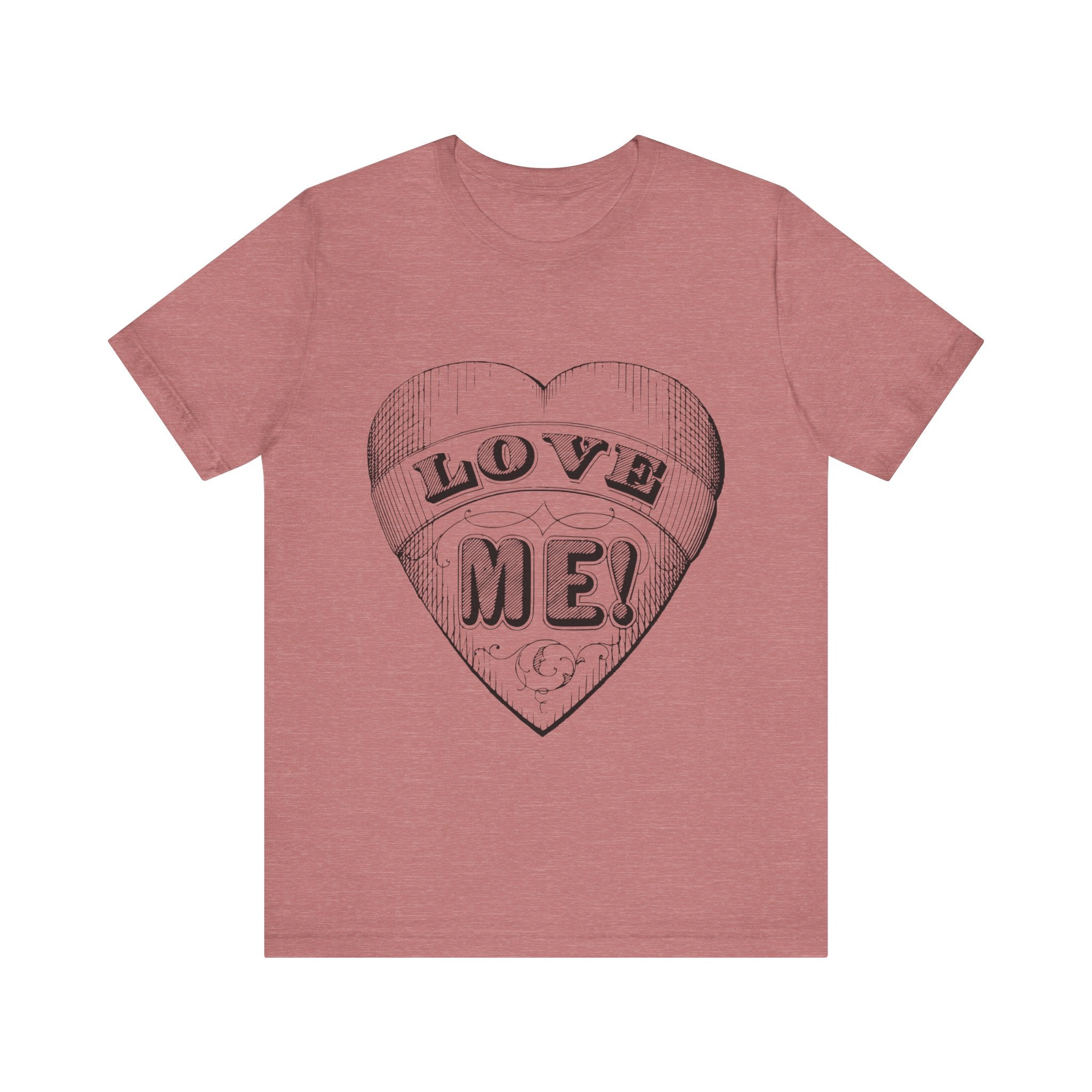 Custom Retro - a - go - go Series Love Me Unisex Jersey Short Sleeve T - Shirt - POPvault