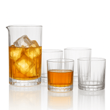 360 Rotating Old Fashioned Glass Set With Mixing Pitchers - POPvault