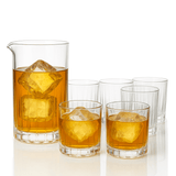 360 Rotating Old Fashioned Glass Set With Mixing Pitchers - POPvault
