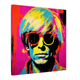 Colorful Pop Art Canvas Print - Andy Interpretation Unique Wall Decor