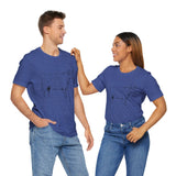 Custom Retro - a - go - go Series Cow Parts Unisex Jersey Short Sleeve T - Shirt - POPvault