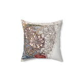 Masters of Art William Morris Cray Square Indoor Accent Pillow V.11