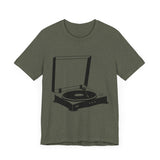 POP Culture Classics Turntable 2 Unisex Jersey Short Sleeve T-Shirt