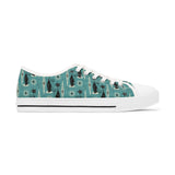Mid-Century Retro Coolest Kitty Cats Low Top Women's Casual Canvas Sneakers