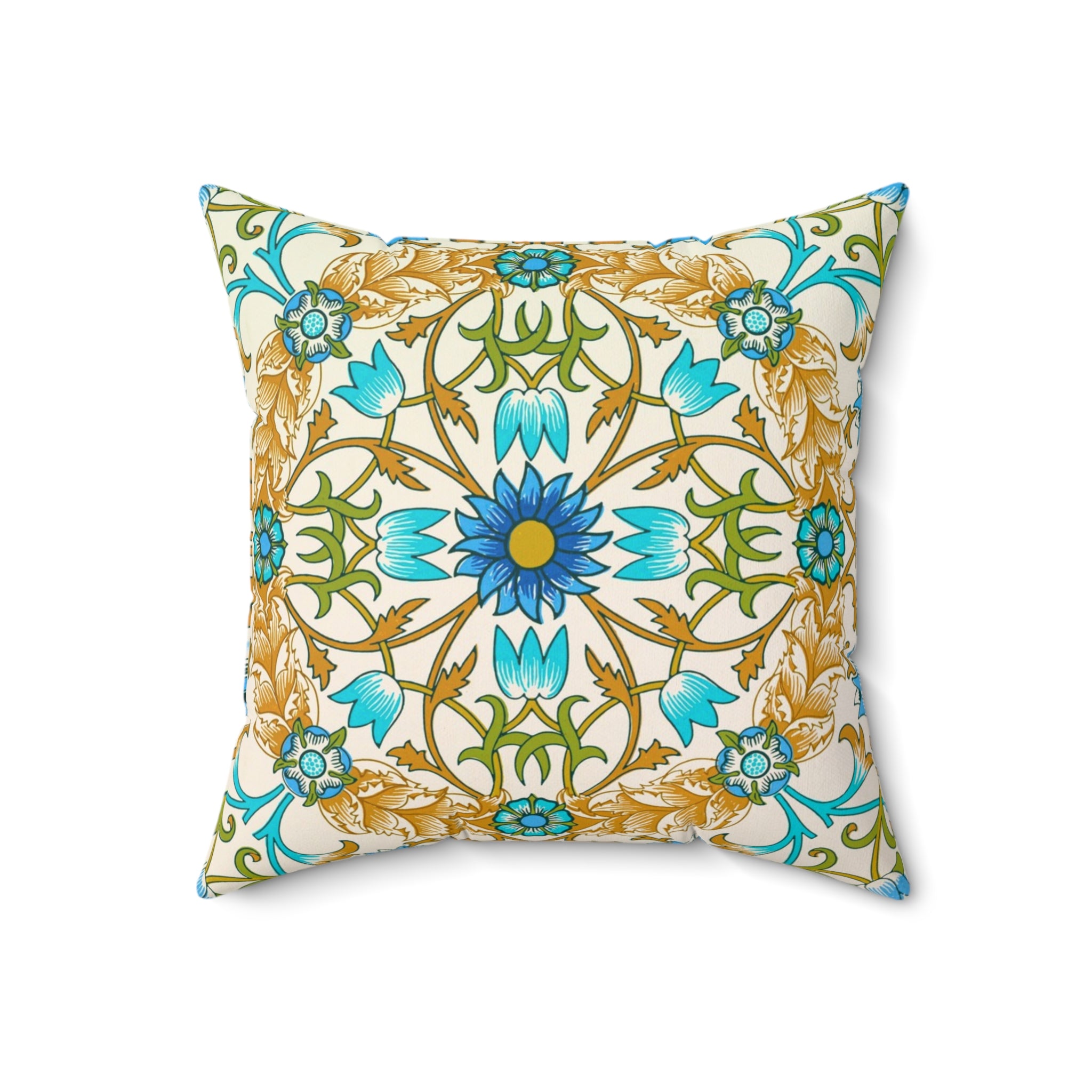 Masters of Art William Morris Cray Square Indoor Accent Pillow V.10