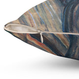 Masters of Art Edvard Munch The Scream Color Square Indoor Accent Pillow