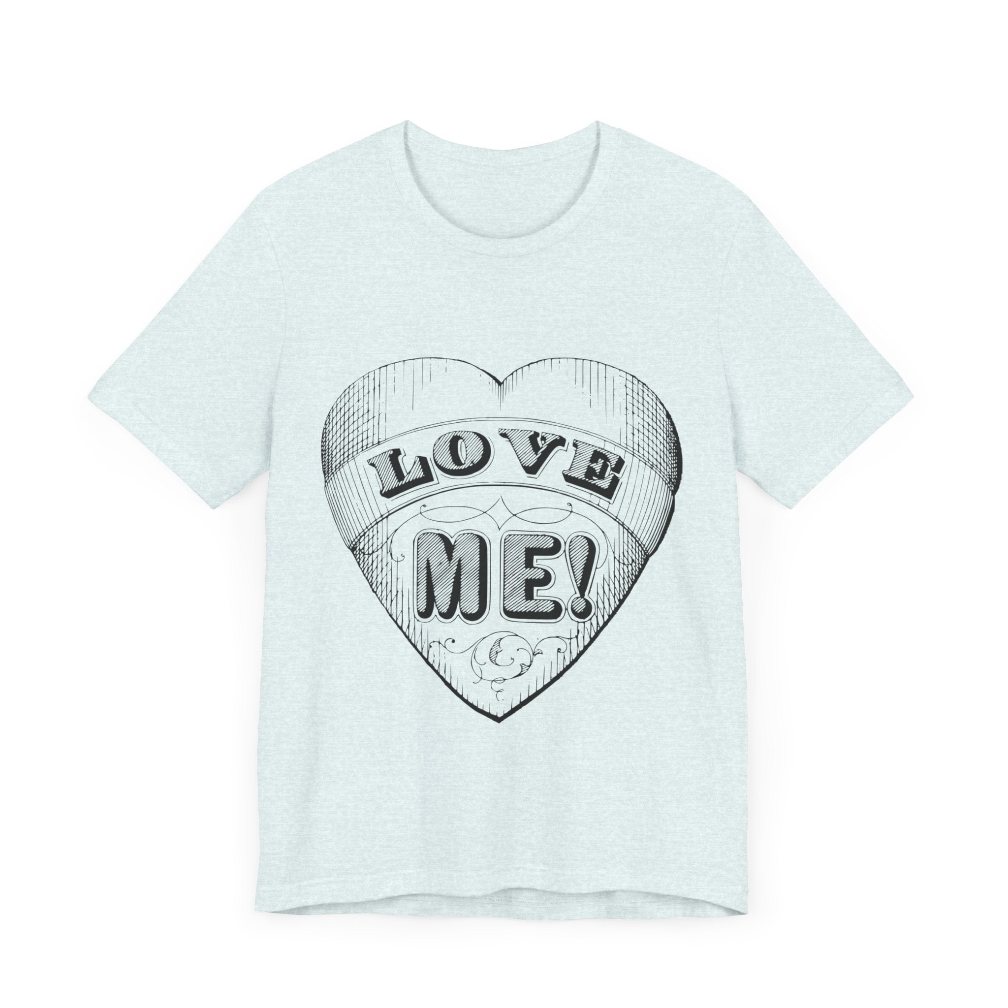 Custom Retro - a - go - go Series Love Me Unisex Jersey Short Sleeve T - Shirt - POPvault