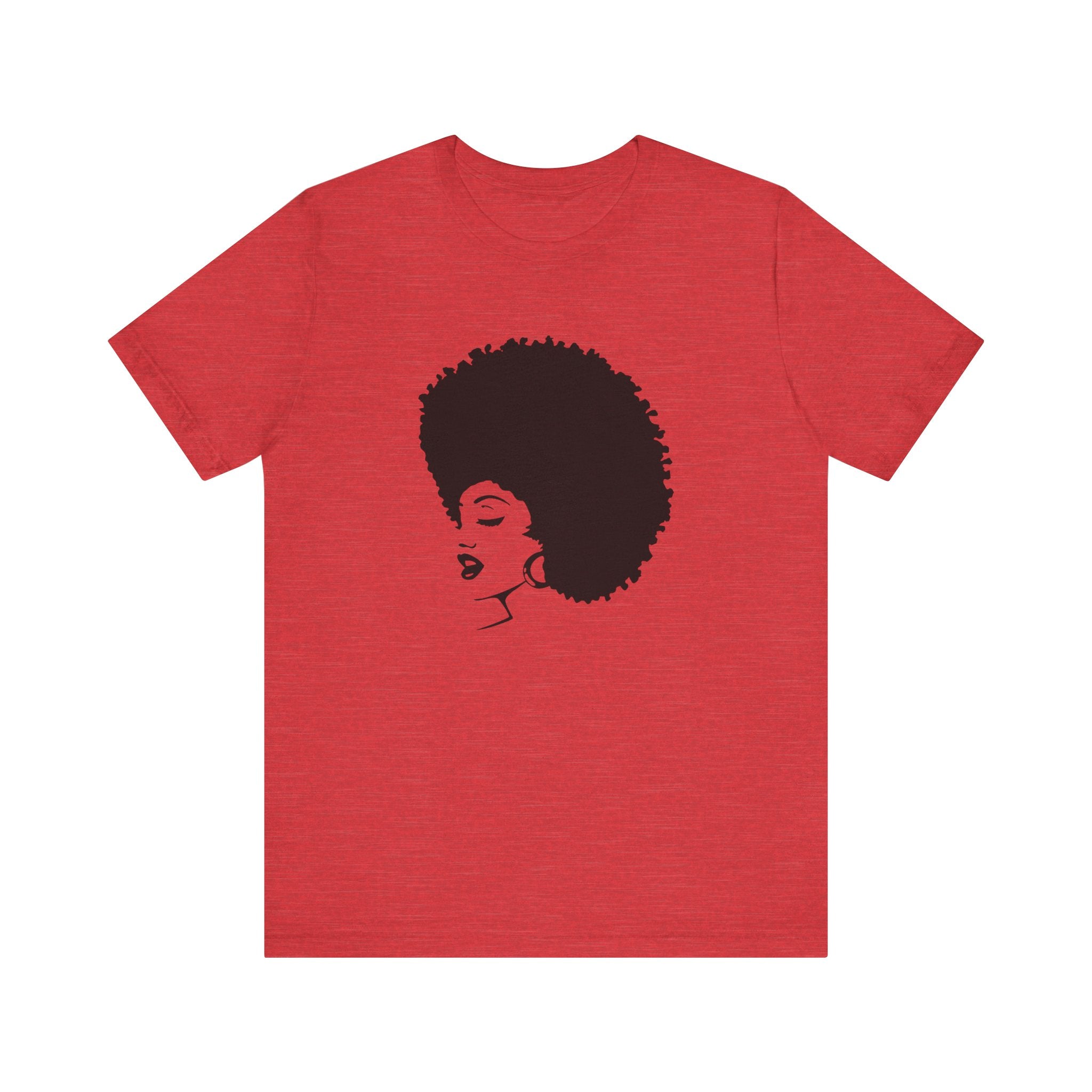 Custom Retro - a - go - go Series 70's Afro Unisex Jersey Short Sleeve T - Shirt - POPvault