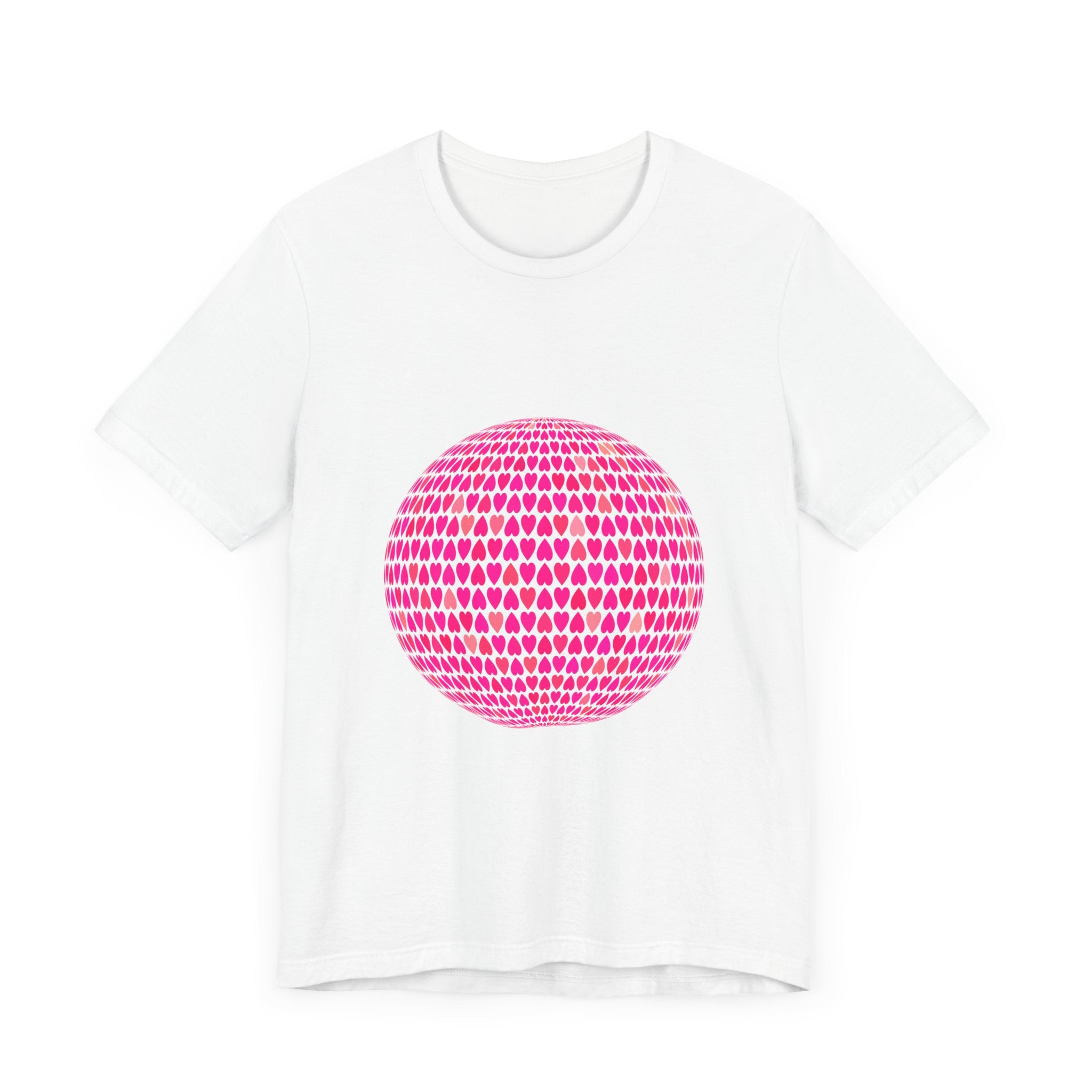 POP Culture Classics Hearts Unisex Jersey Short Sleeve T-Shirt