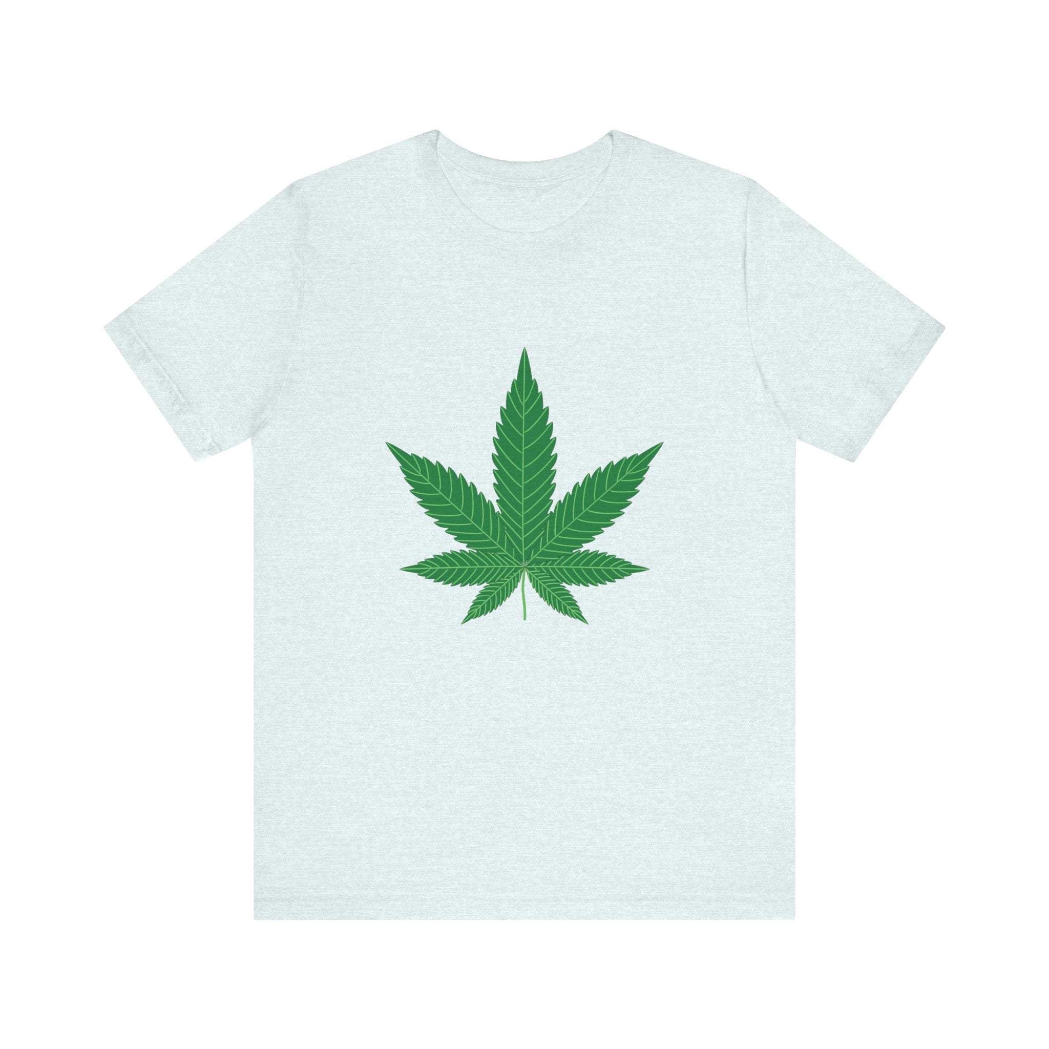 Custom Retro - a - go - go Series Herb Leaf Unisex Jersey Short Sleeve T - Shirt - POPvault