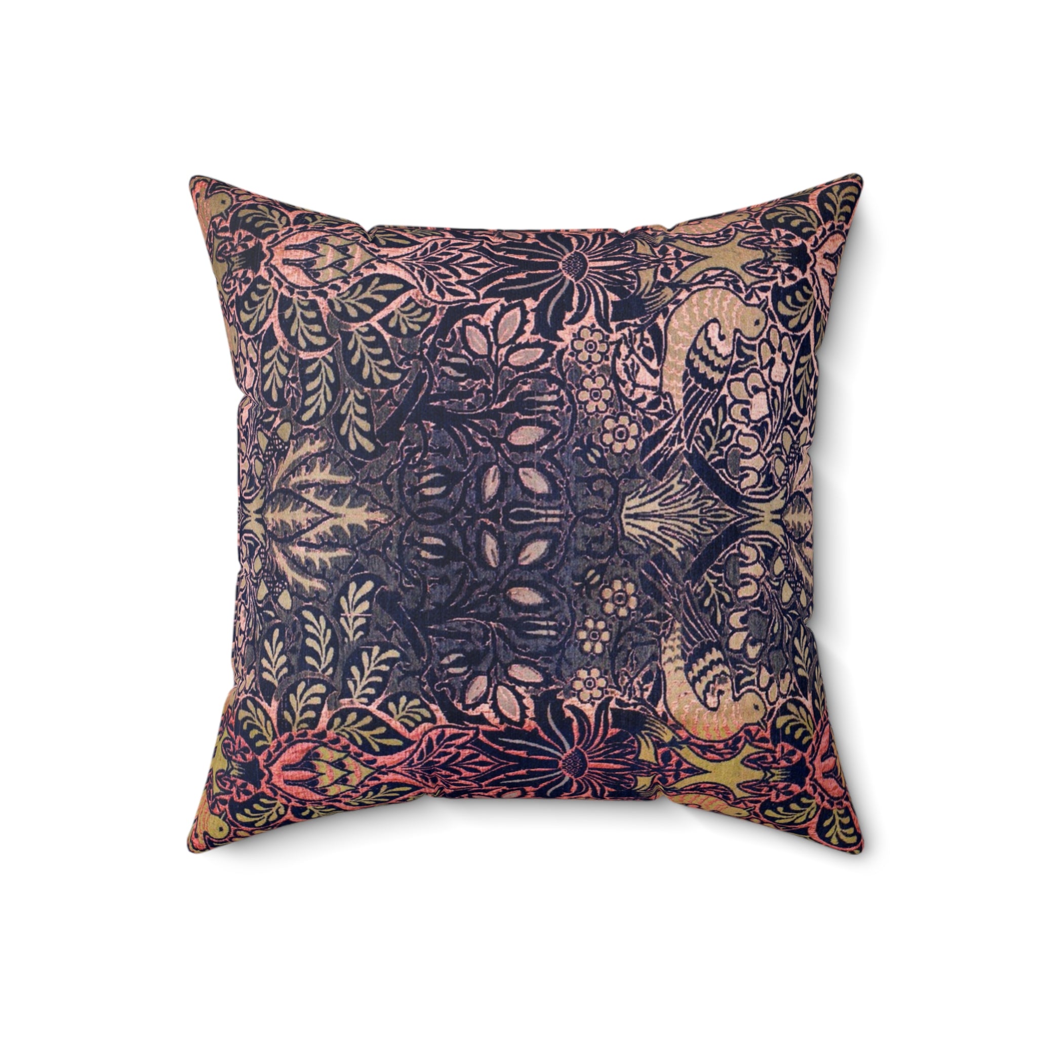 Masters of Art William Morris Cray Square Indoor Accent Pillow V.6