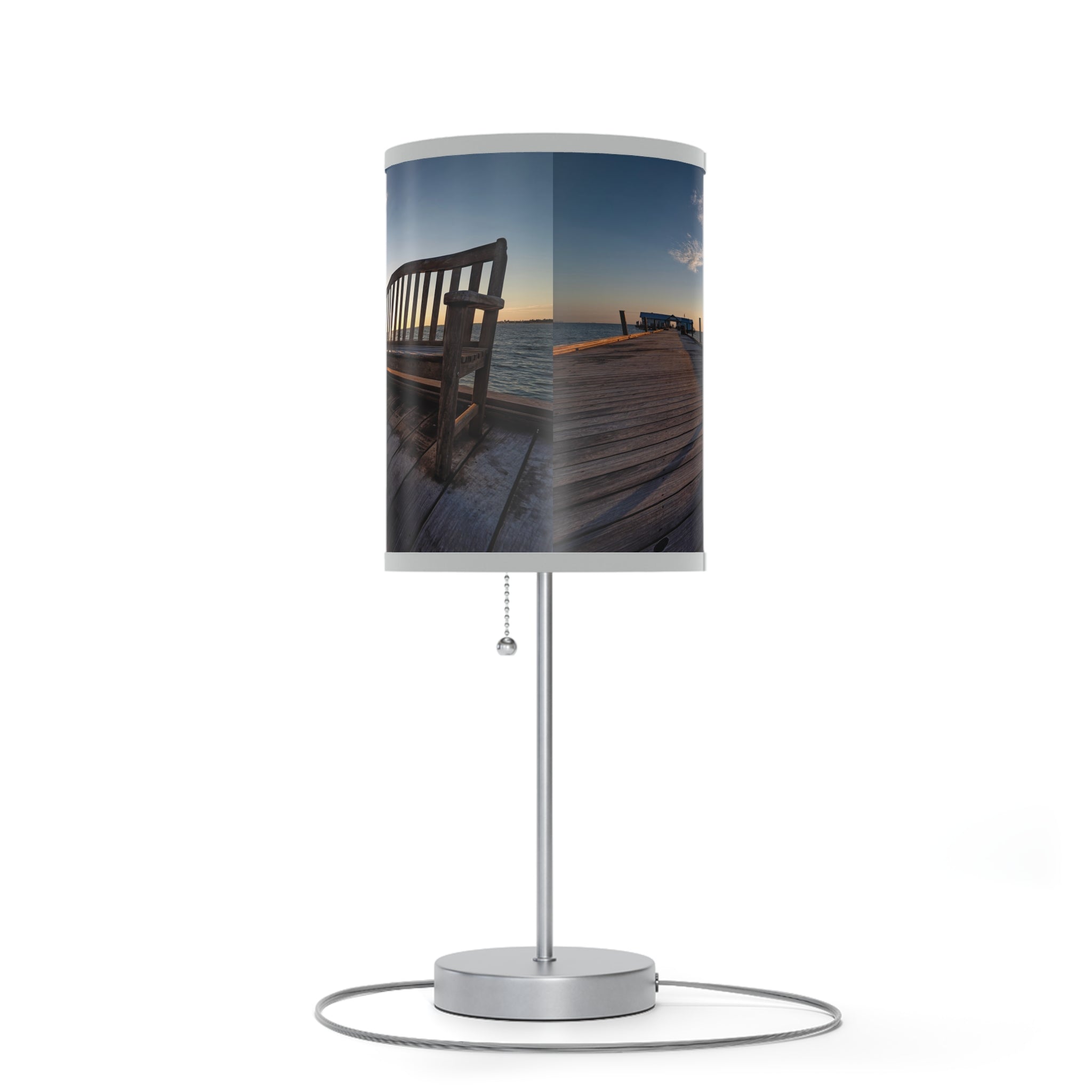 Custom Beach Life Vistas Have a Seat Accent Lamp - POPvault