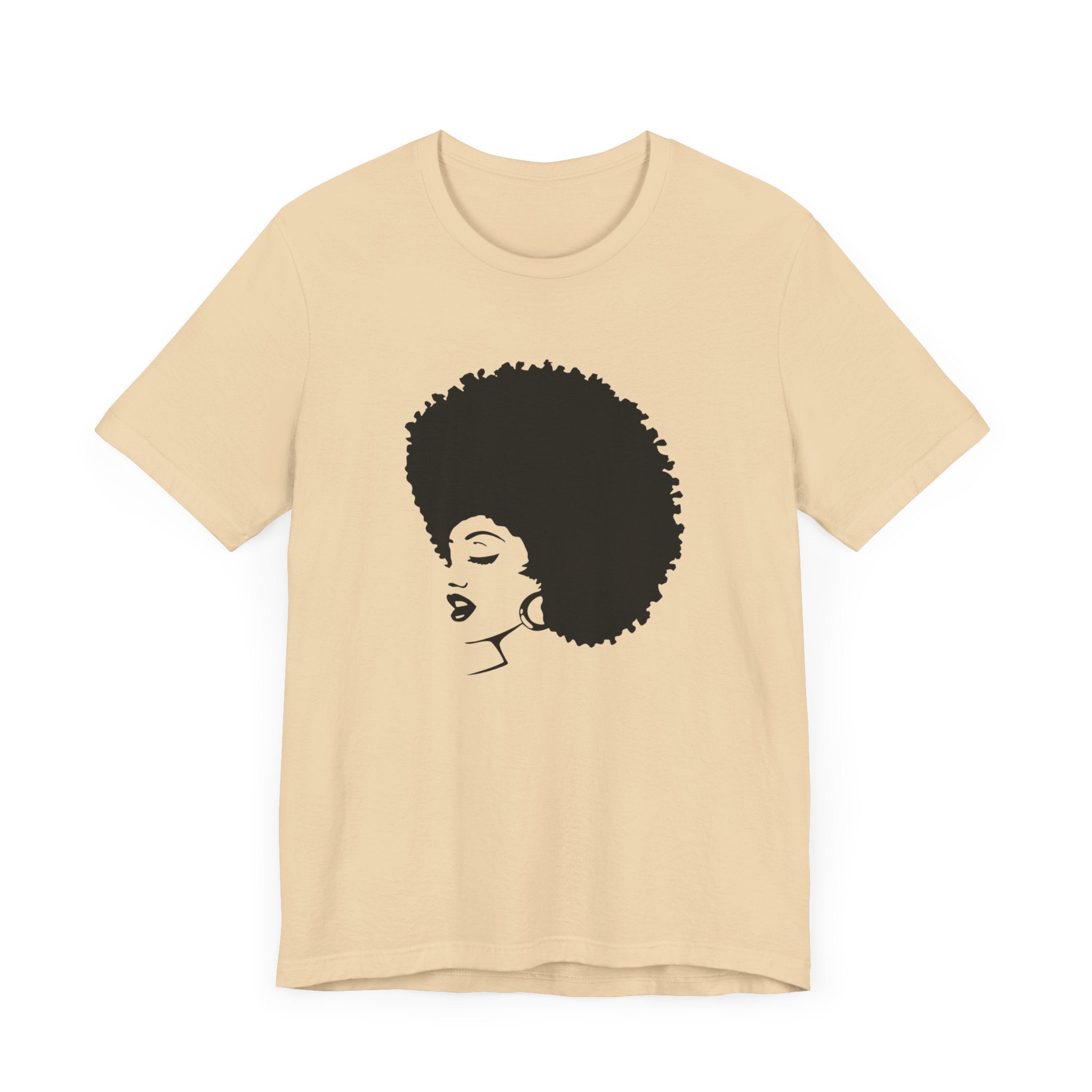 Custom Retro - a - go - go Series 70's Afro Unisex Jersey Short Sleeve T - Shirt - POPvault