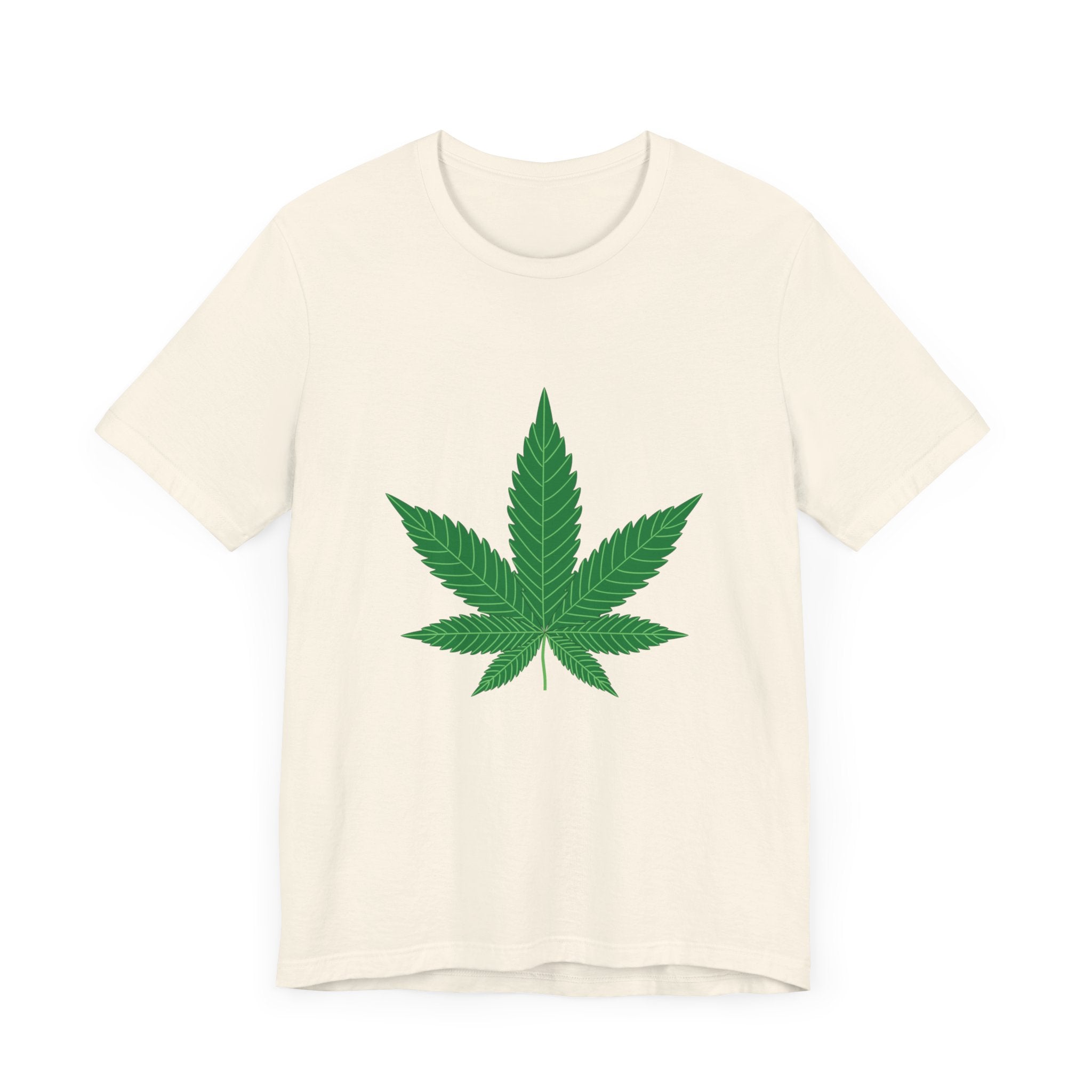 Custom Retro - a - go - go Series Herb Leaf Unisex Jersey Short Sleeve T - Shirt - POPvault