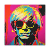 Colorful Pop Art Canvas Print - Andy Interpretation Unique Wall Decor