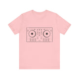 Custom Retro - a - go - go Series DJ Turntables Unisex Jersey Short Sleeve T - Shirt - POPvault
