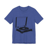 POP Culture Classics Turntable 2 Unisex Jersey Short Sleeve T-Shirt