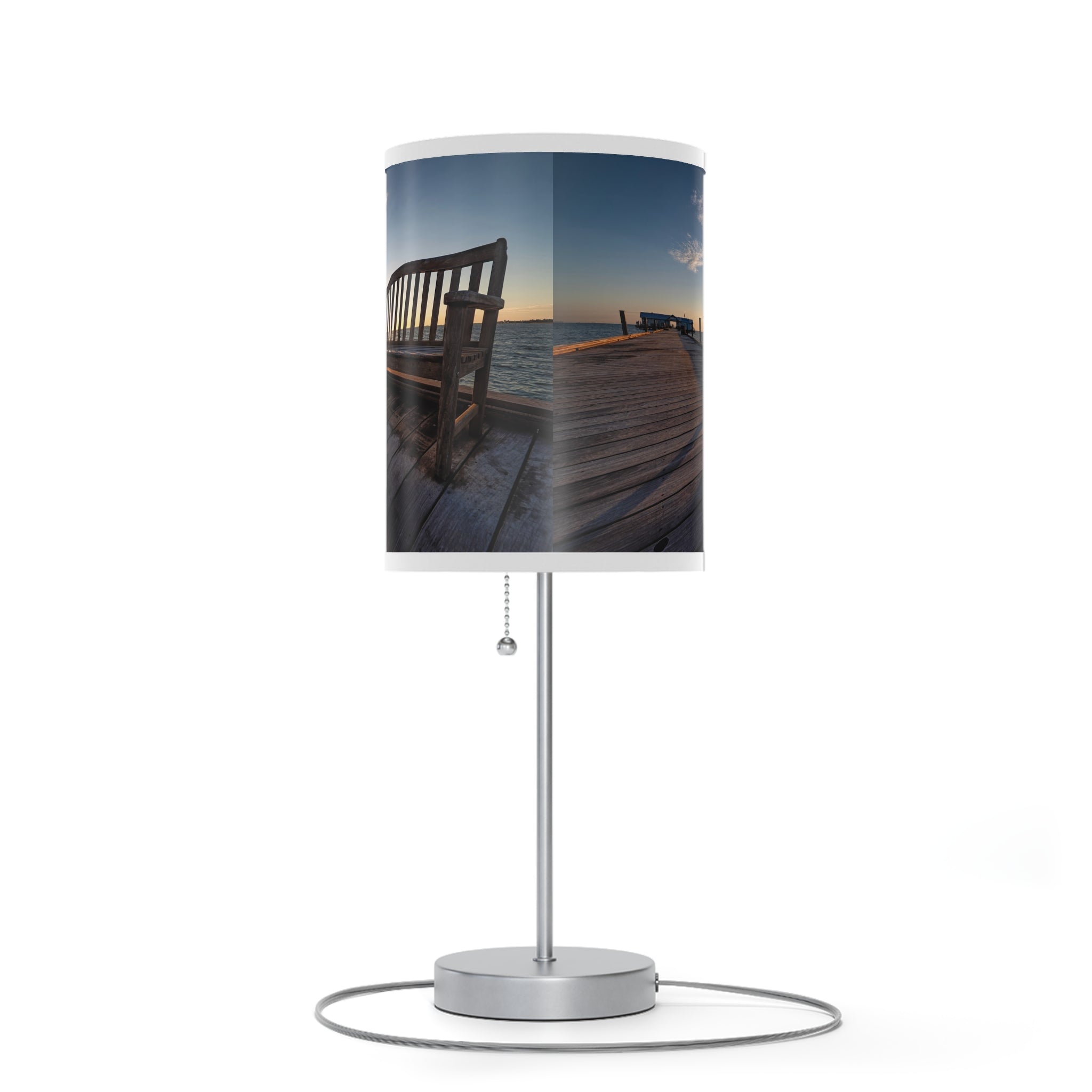 Custom Beach Life Vistas Have a Seat Accent Lamp - POPvault