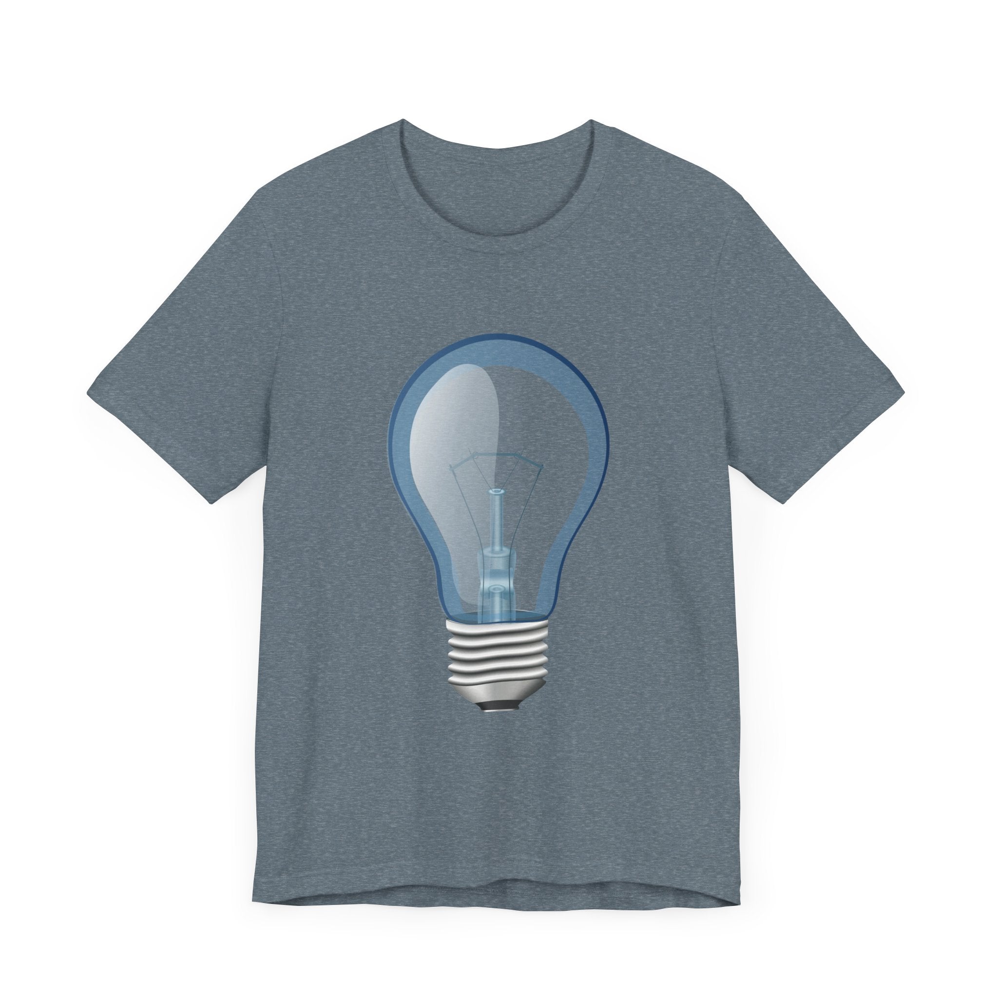 POP Culture Classics Bulb in Blue Unisex Jersey Short Sleeve T-Shirt