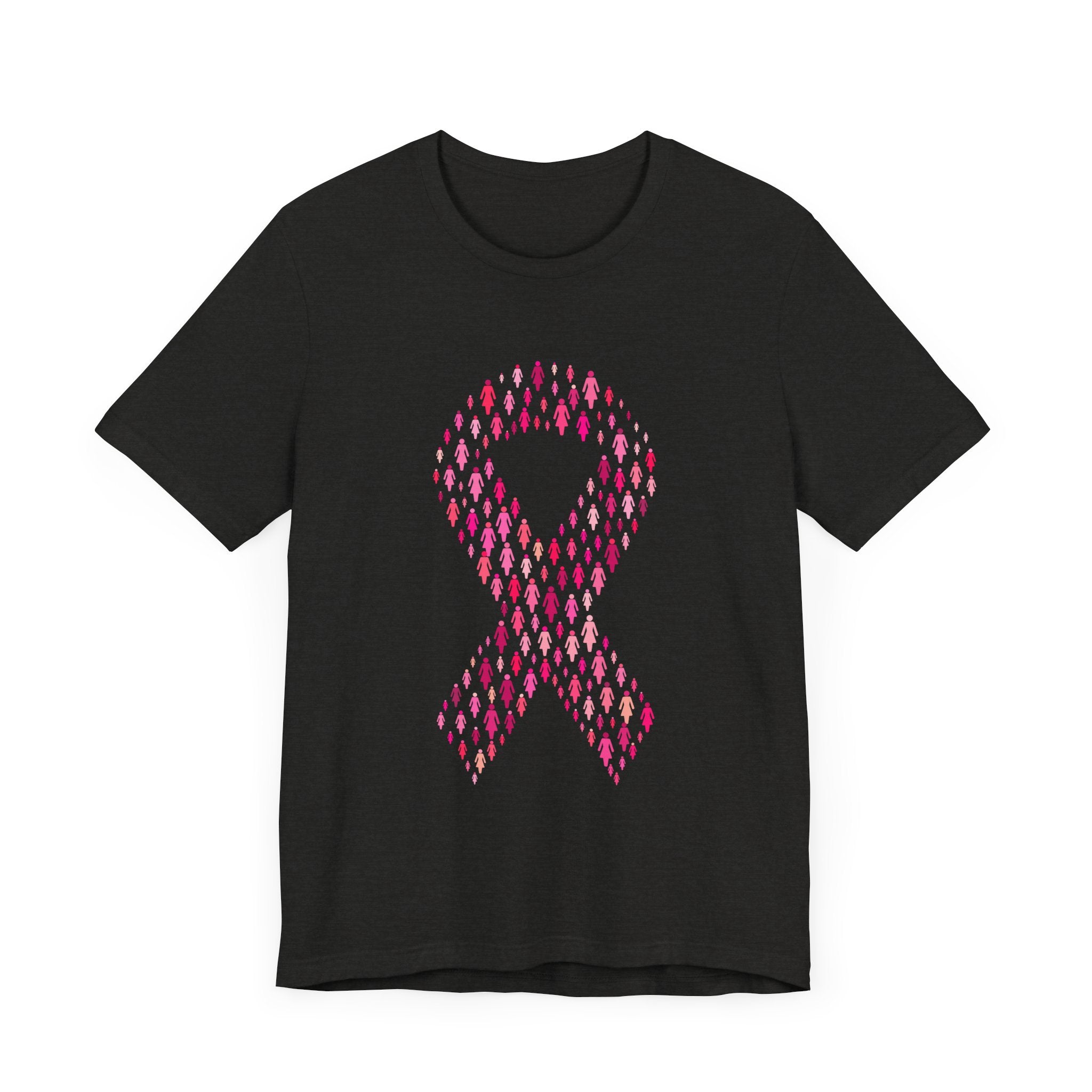 POP Culture Classics Pink Ribbons Unisex Jersey Short Sleeve T-Shirt