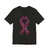 POP Culture Classics Pink Ribbons Unisex Jersey Short Sleeve T-Shirt