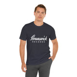 Vintage Brunswick Records Label Text Logo Unisex Jersey Short Sleeve T-Shirt