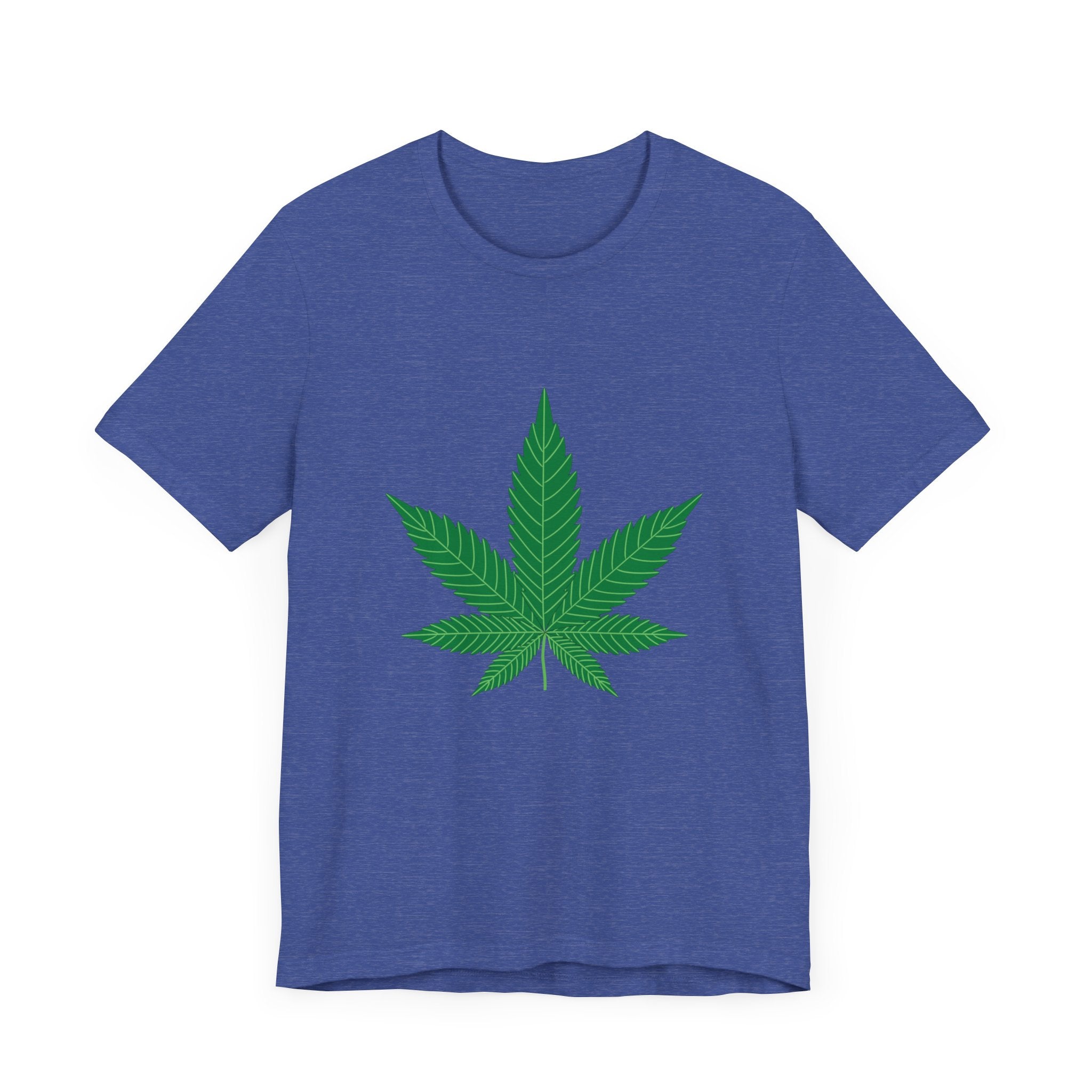 Custom Retro - a - go - go Series Herb Leaf Unisex Jersey Short Sleeve T - Shirt - POPvault