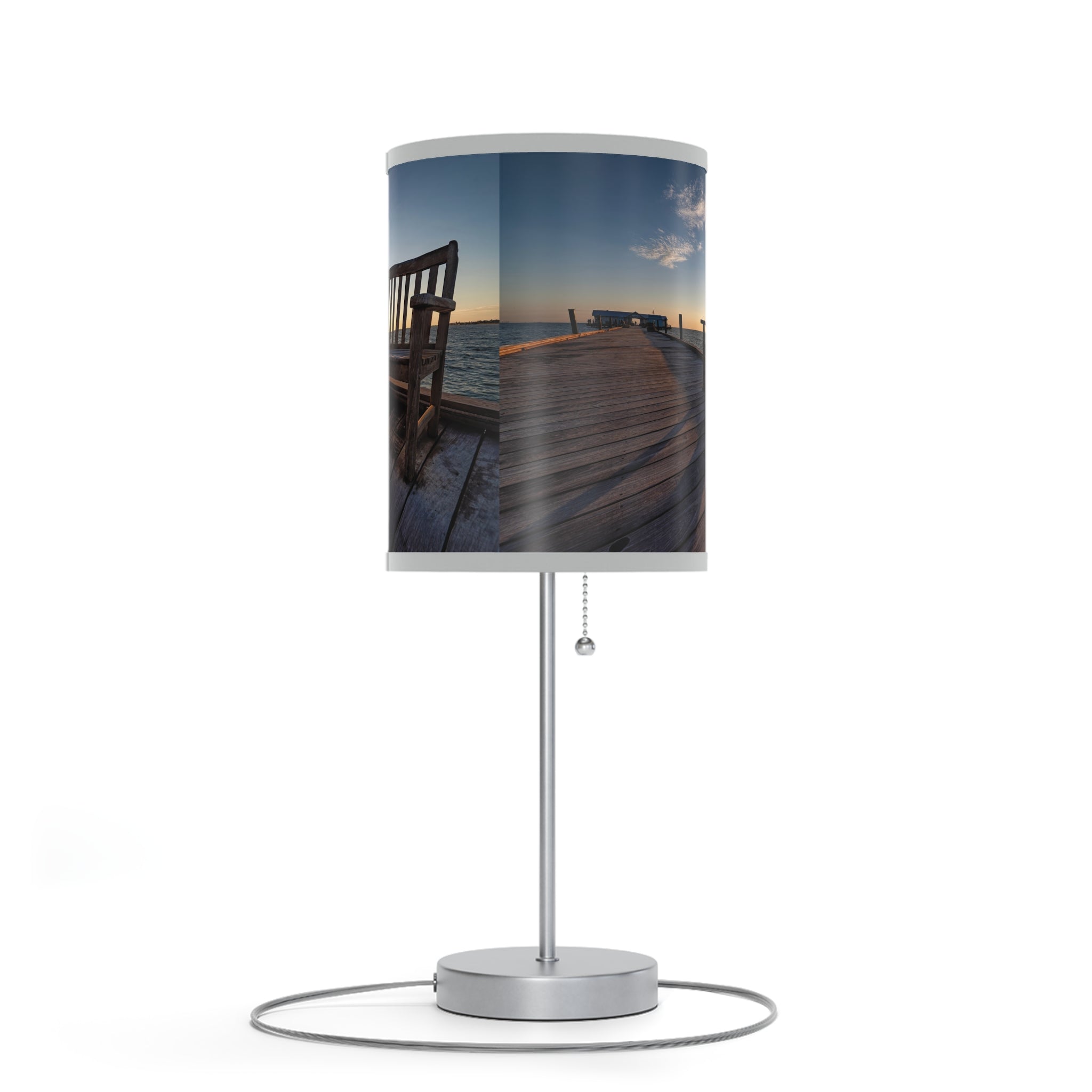Custom Beach Life Vistas Have a Seat Accent Lamp - POPvault
