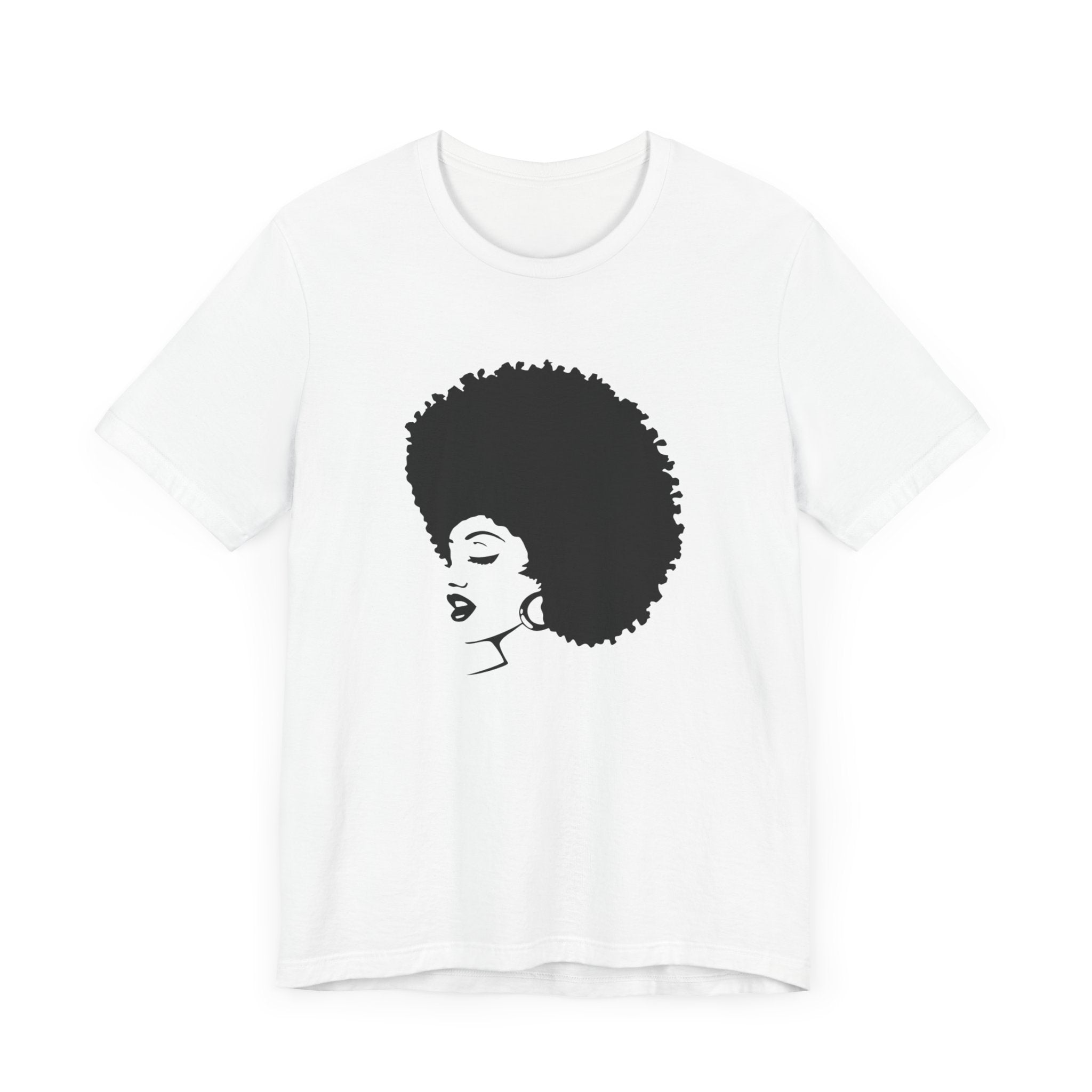 Custom Retro - a - go - go Series 70's Afro Unisex Jersey Short Sleeve T - Shirt - POPvault