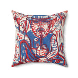 Masters of Art Ernst Ludwig Kirchner Smoking Peasant Square Indoor Accent Pillow