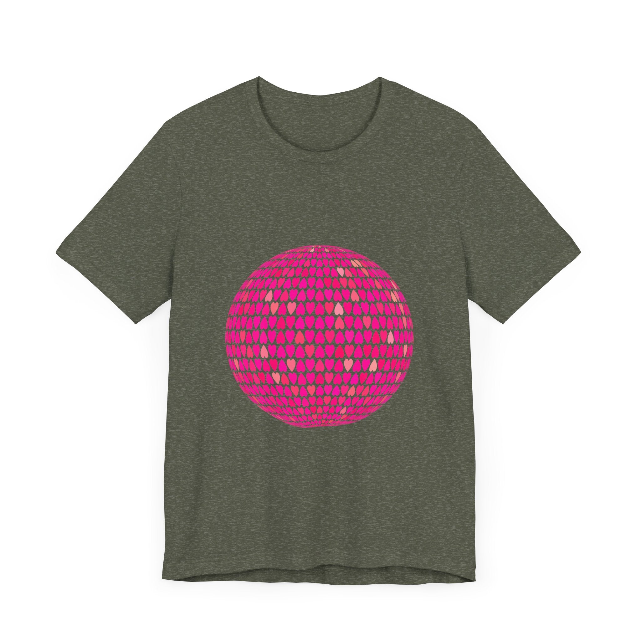 POP Culture Classics Hearts Unisex Jersey Short Sleeve T-Shirt