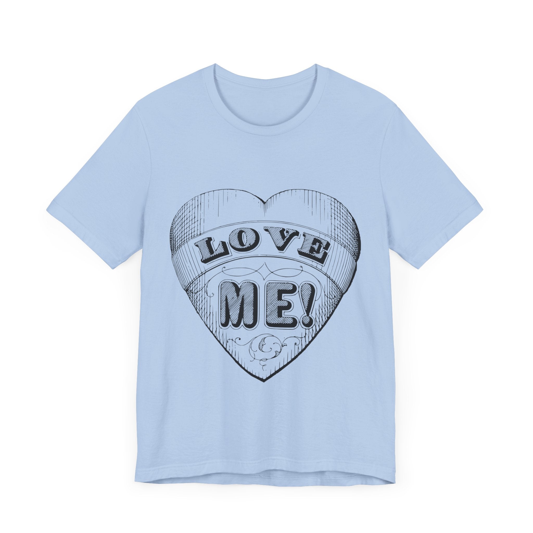 Custom Retro - a - go - go Series Love Me Unisex Jersey Short Sleeve T - Shirt - POPvault