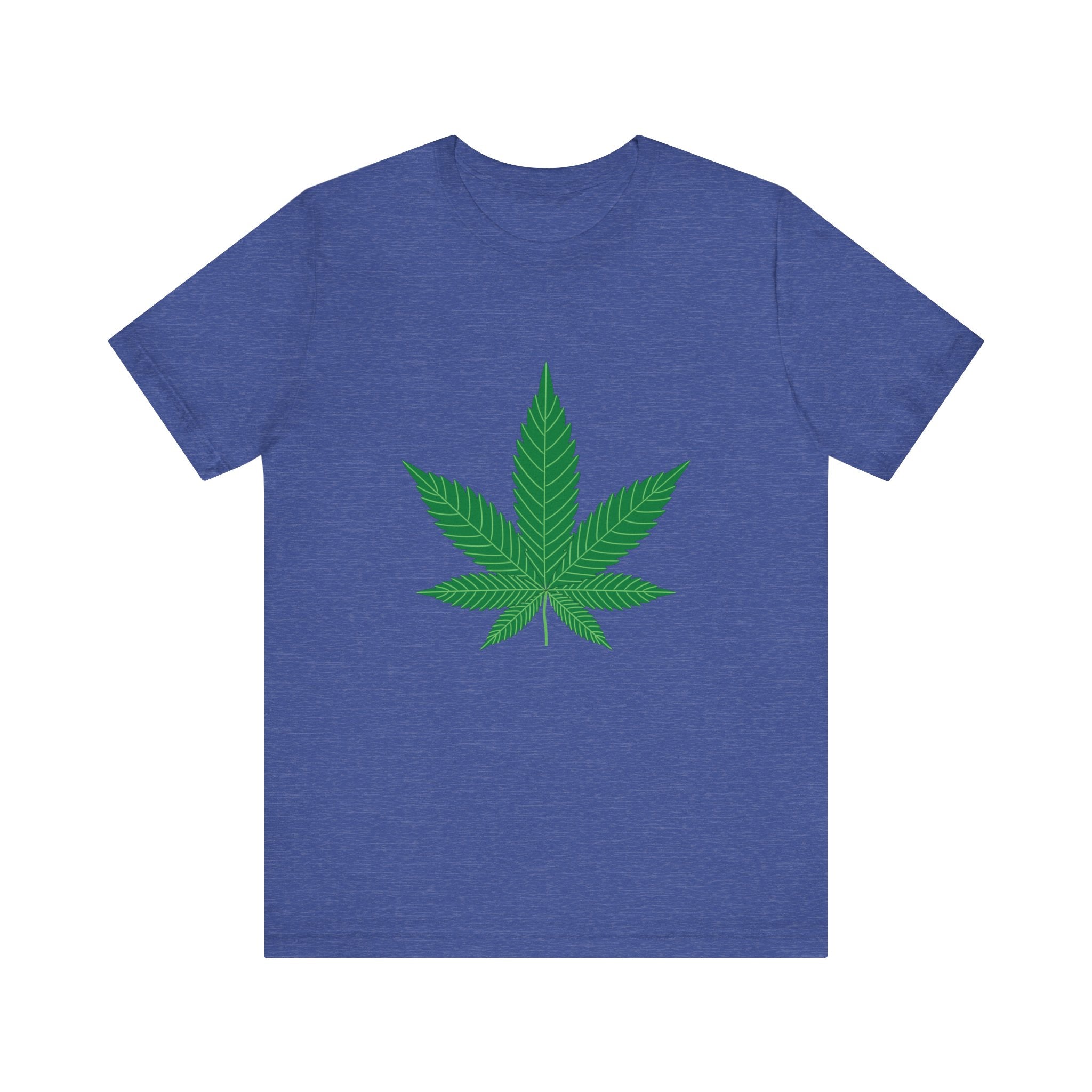 Custom Retro - a - go - go Series Herb Leaf Unisex Jersey Short Sleeve T - Shirt - POPvault