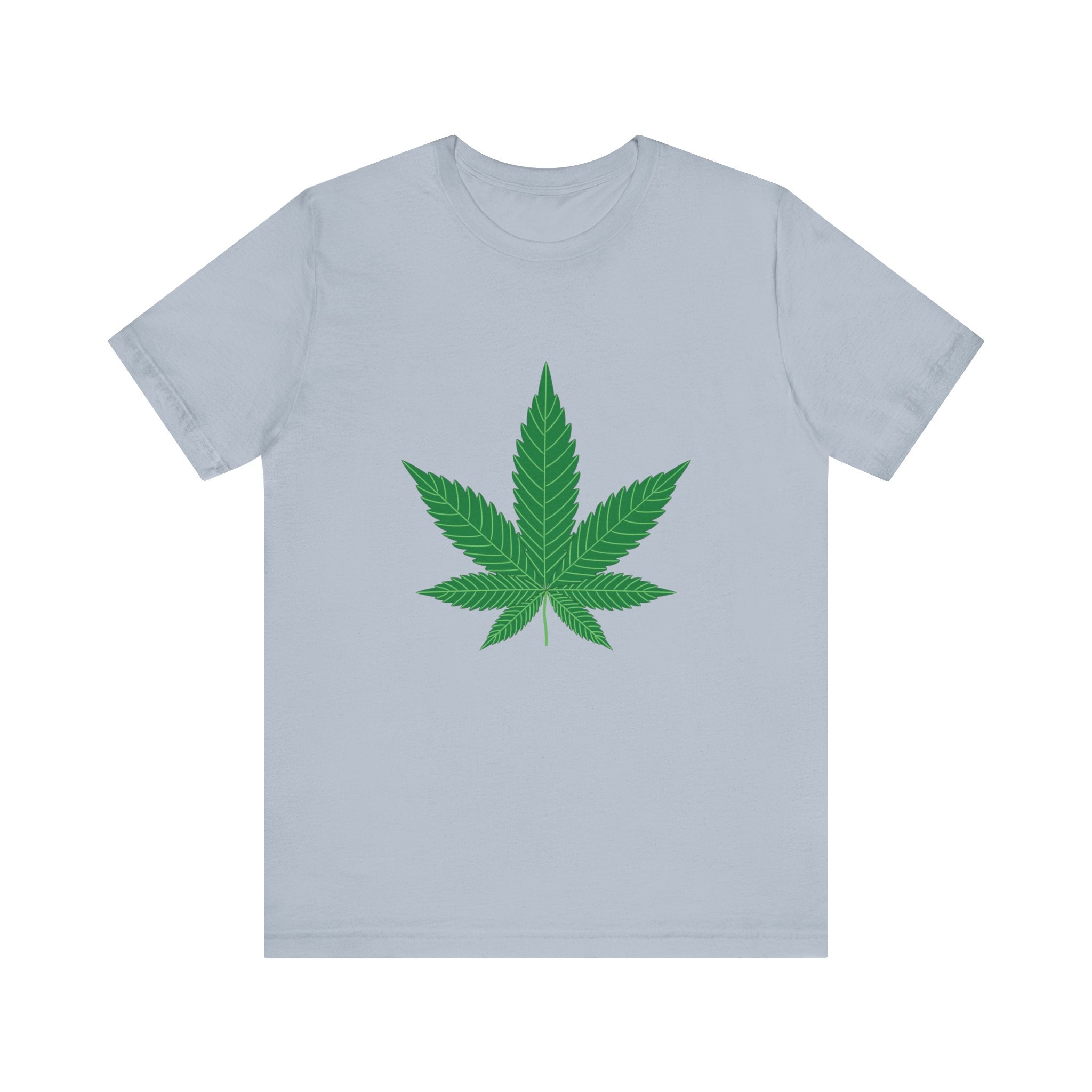 Custom Retro - a - go - go Series Herb Leaf Unisex Jersey Short Sleeve T - Shirt - POPvault