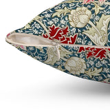 Masters of Art William Morris Cray Square Indoor Accent Pillow V.1
