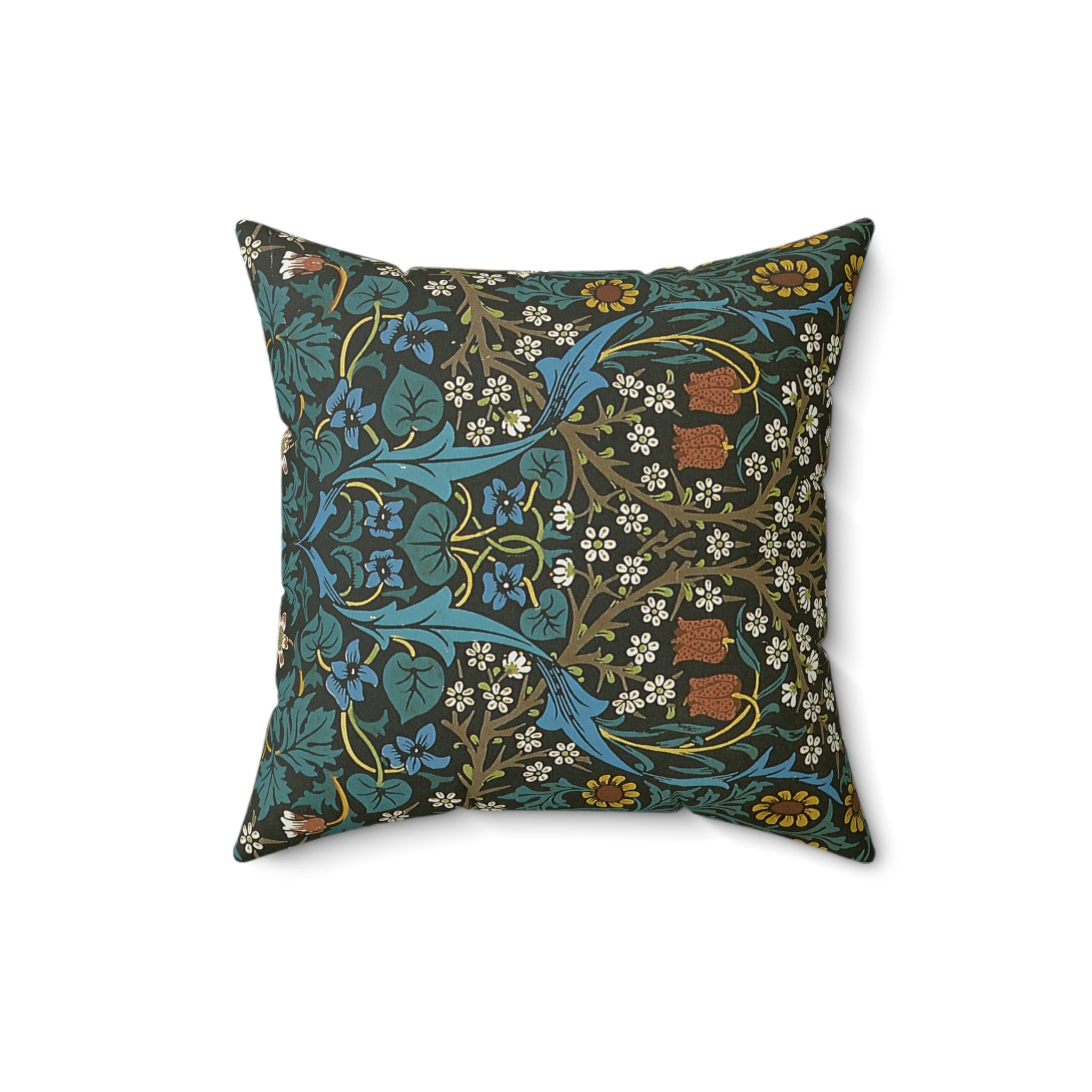 Masters of Art William Morris Cray Square Indoor Accent Pillow V.12