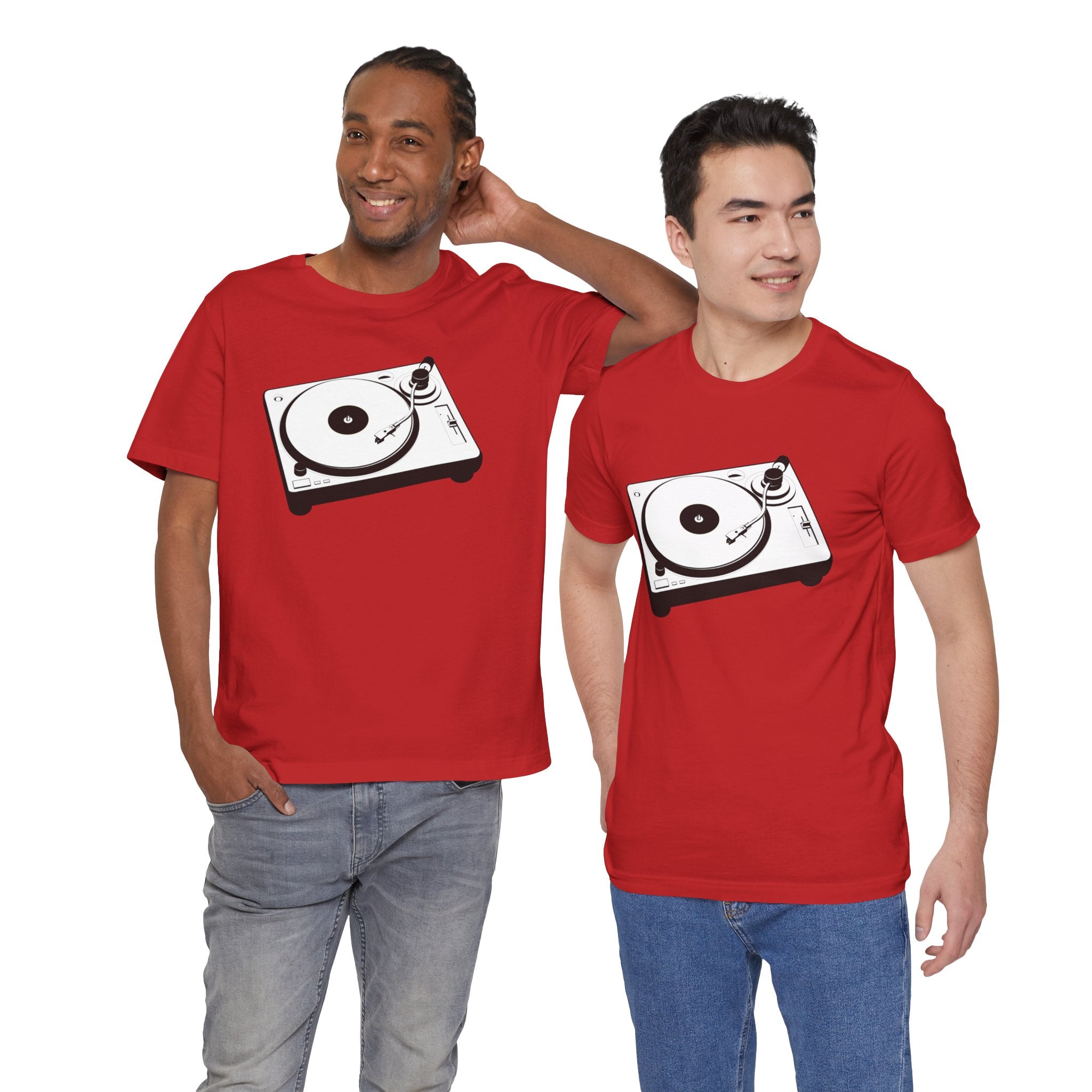 POP Culture Classics Series Turntable Unisex Jersey Short Sleeve T-Shirt