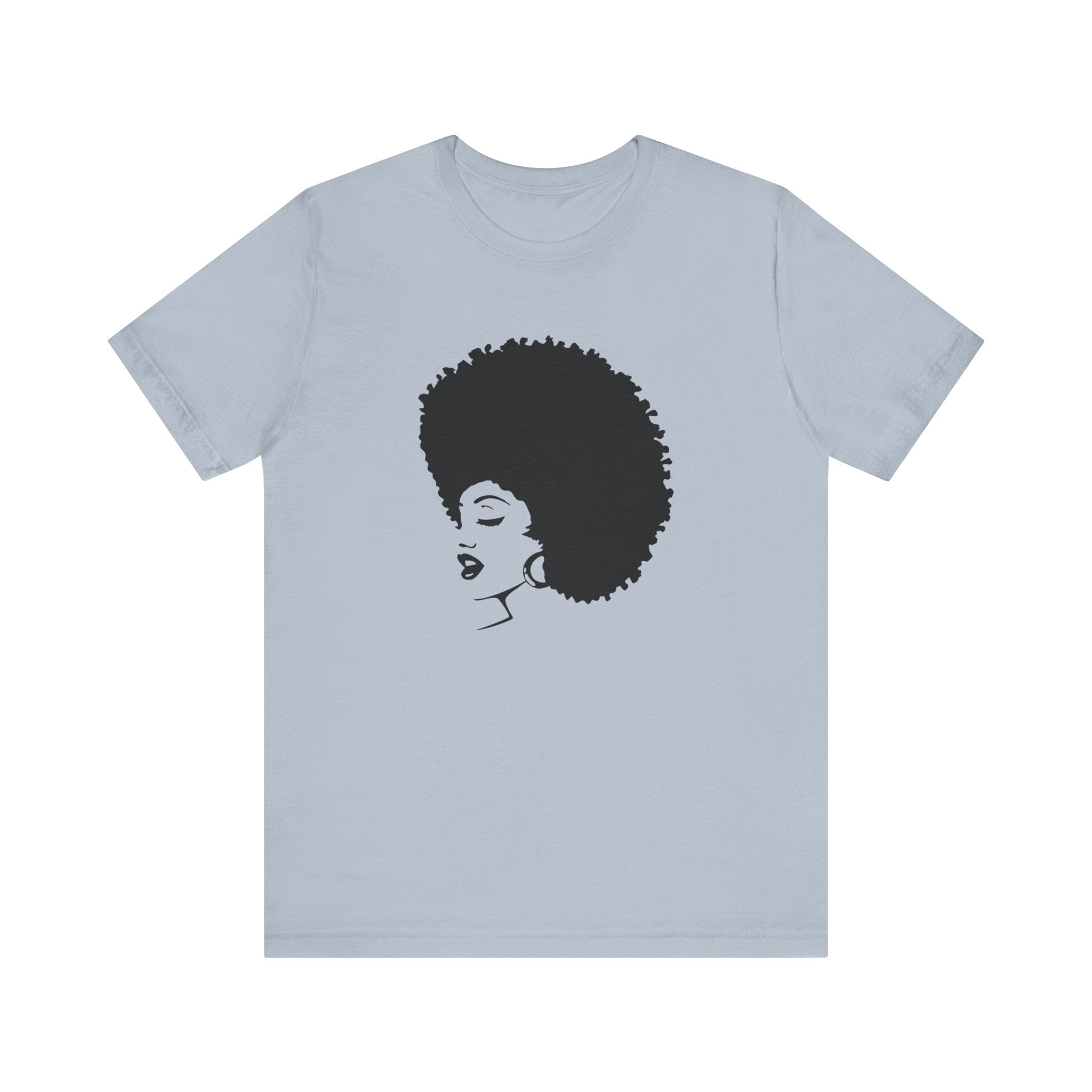 Custom Retro - a - go - go Series 70's Afro Unisex Jersey Short Sleeve T - Shirt - POPvault