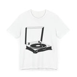 POP Culture Classics Turntable 2 Unisex Jersey Short Sleeve T-Shirt