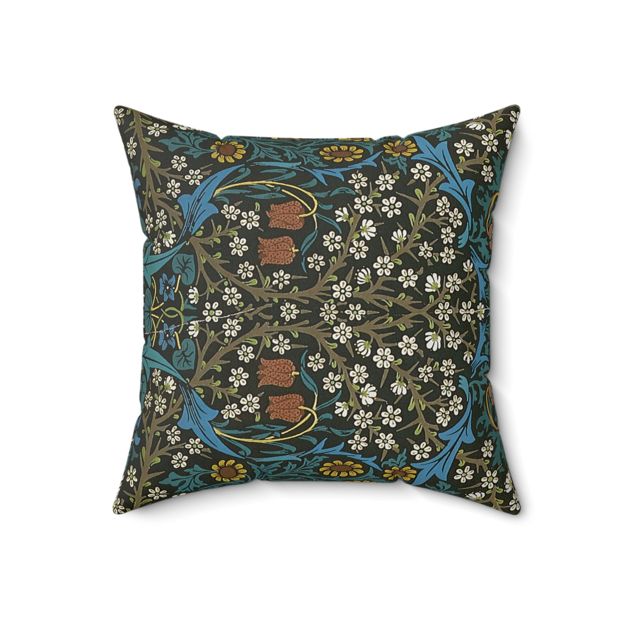 Masters of Art William Morris Cray Square Indoor Accent Pillow V.12