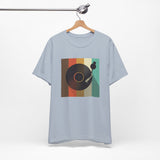 Custom Retro - a - go - go Series Record Color Graphic Unisex Jersey Short Sleeve T - Shirt - POPvault