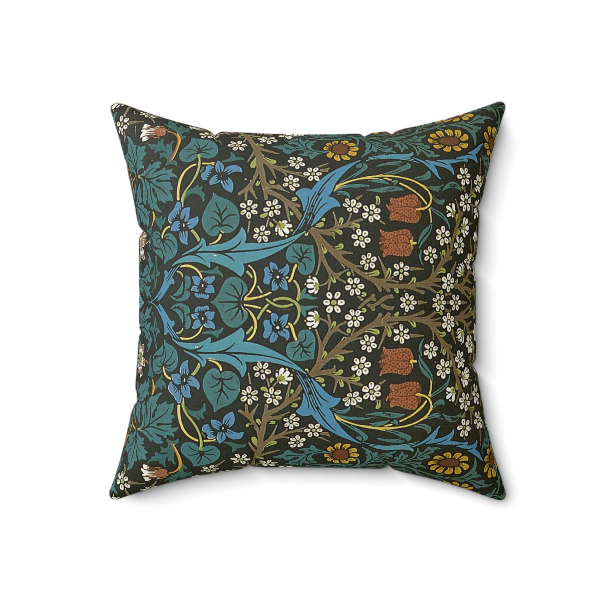 Masters of Art William Morris Cray Square Indoor Accent Pillow V.12
