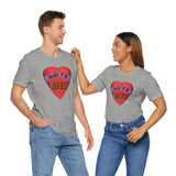 Custom Retro - a - go - go Series Love Me Color Unisex Jersey Short Sleeve T - Shirt - POPvault