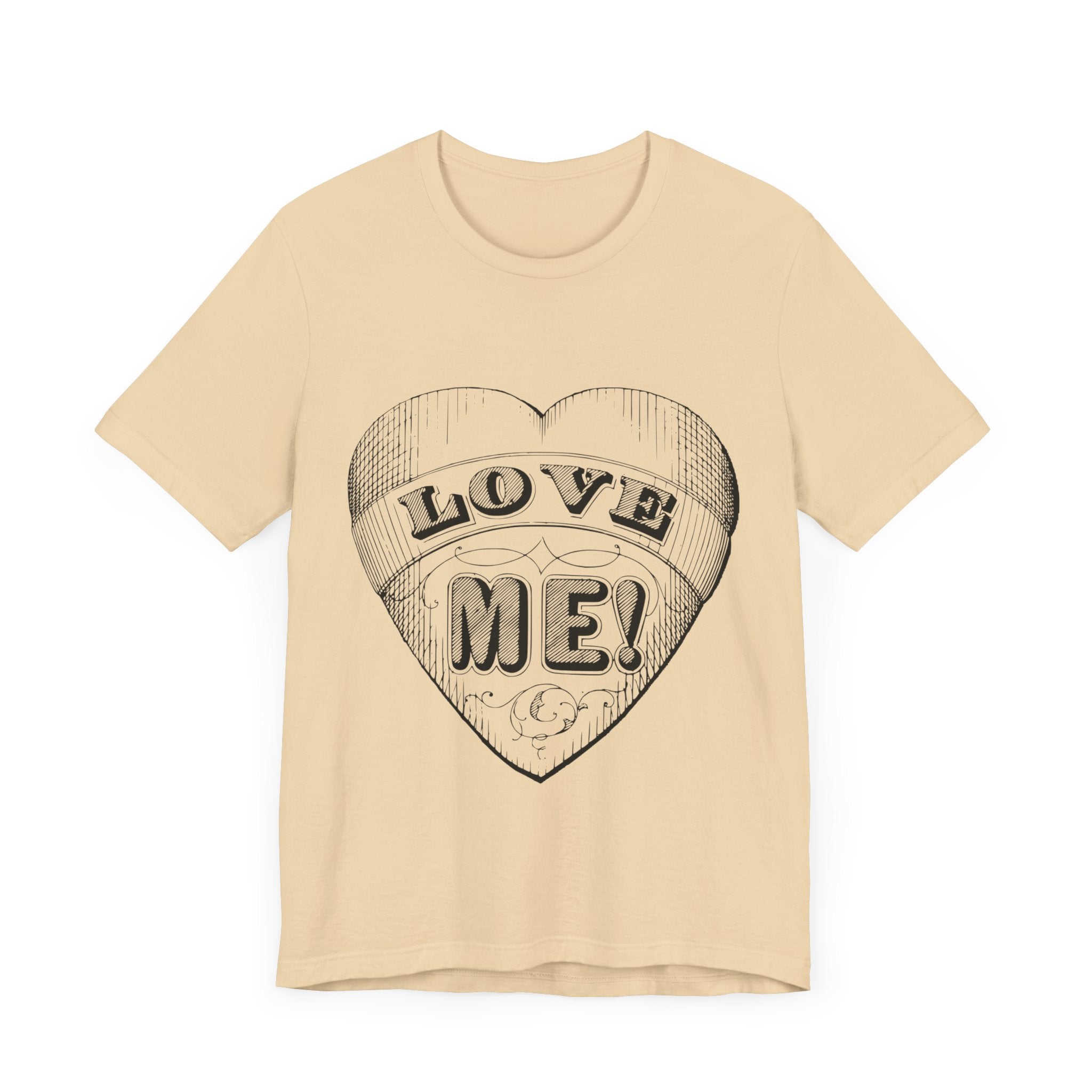 Custom Retro - a - go - go Series Love Me Unisex Jersey Short Sleeve T - Shirt - POPvault